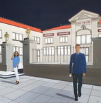 Eden theatre, La Ciotat, Peintre hyperréalsite, carole Stern